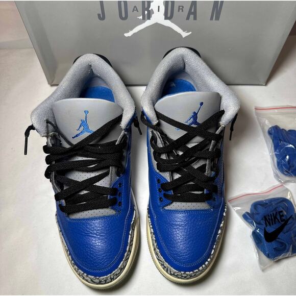 Size 10 - Nike Air Jordan 3 Retro Varsity Royal Men\'s Shoes Ships Now main image 9